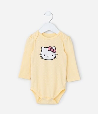 Body Infantil con Estampa Hello Kitty - Talle 0 a 18 meses
