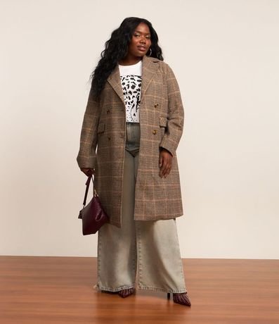 Remera Alargada con Estampa Savage Curve & Plus Size 3