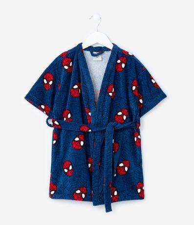 Bata de Baño Infantil Estampa Hombre-Araña - Talle único