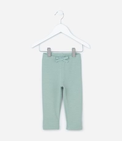 Pantalón Legging Infantil Calentita con Moña - Talle 0 a 18 meses