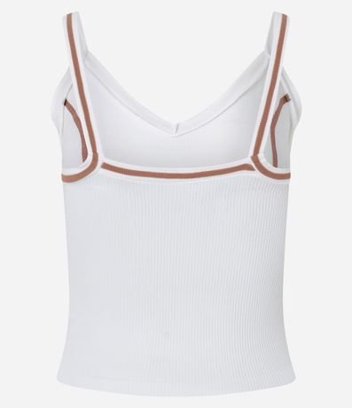 Camisete Texturizada Seamless con Pespuntes Contrastantes 6