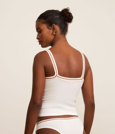 Camisete Texturizada Seamless con Pespuntes Contrastantes 3