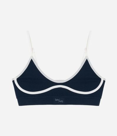 Soutien Sport Seamless con Detalles Contrastantes y Textura 5