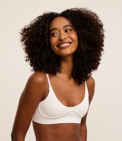 Soutien Sport Seamless con Detalles Contrastantes y Textura