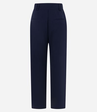 Pantalón Wide Cintura Baja en Crepé con Frisos 6