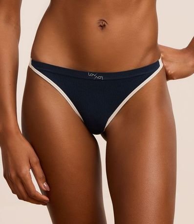 Bombacha Colaless Seamless con Acabado Contrastante 2