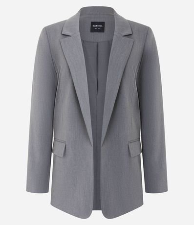 Blazer Alargado en Sastrería con Bolsillos de Solapas 5