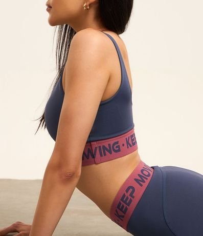 Pantalón Legging Deportiva en Microfibra con Cintura Elástica Keep Mooving 4