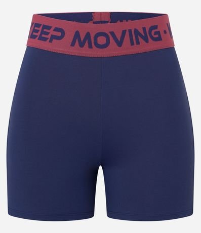 Bermuda Crossfiteira en Microfibra con Cintura Elástica Keep Moving 5
