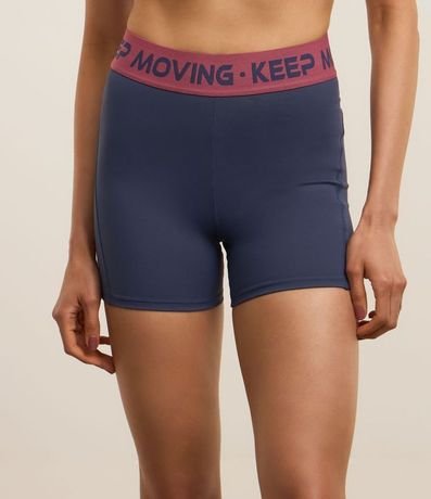 Bermuda Crossfiteira en Microfibra con Cintura Elástica Keep Moving 2