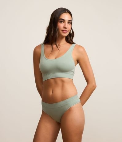 Bombacha Bikini en Poliamida Texturizada Seamless
