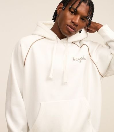 Saco Boxy en Fleece con Felpa con Estampa Degradé de Peces Orientales 5