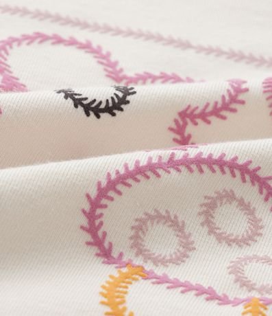 Blusa Infantil con Volados y Estampa Champiñon - Talle 1 a 6 años 3