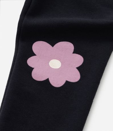 Pantalón Legging Infantil con Estampa Flor - Talle 1 a 6 años 6