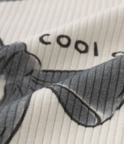 Pantalón Legging Infantil Acanalada con Estampa Lazos - Talle 1 a 6 años 3