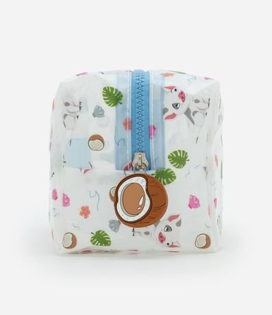 Neceser Rectangular Mediana con Estampa de Pua Puerco 2