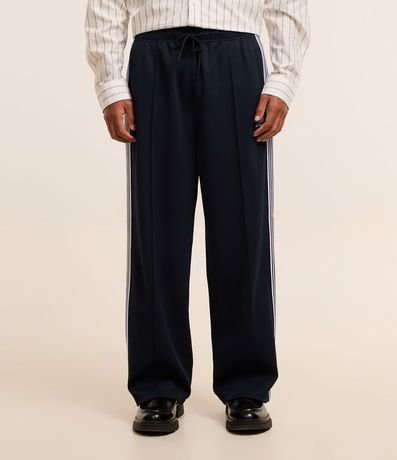 Pantalones Wide Leg en Helanca Rayas Laterales 2