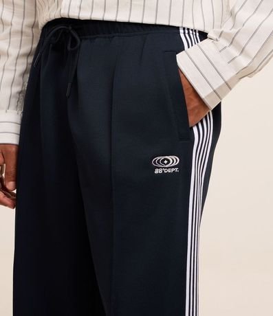 Pantalones Wide Leg en Helanca Rayas Laterales 6