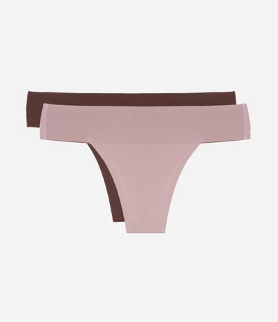 Kit 02 Bombachas Bikini Básicas en Microfibra 2