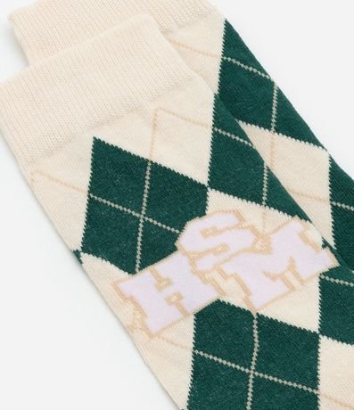 Media Caña Larga en Algodón con Estampa High School Musical 4