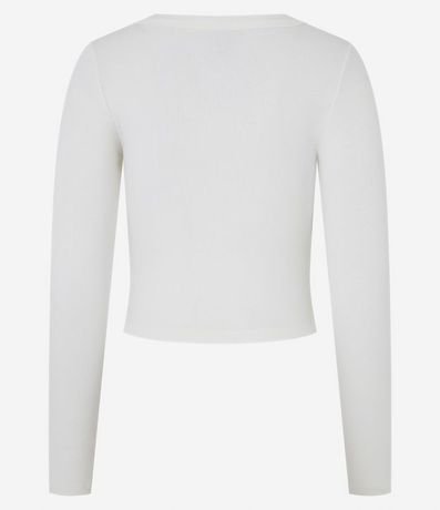 Blusa Acanalada en Rib con Escote Profundo 5