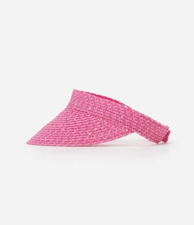 Viseira Infantil en Paja con Lentejuelas - Talle Único 3
