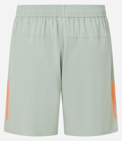 Bermuda Deportiva sin Estampado con Detalles de Colores 9