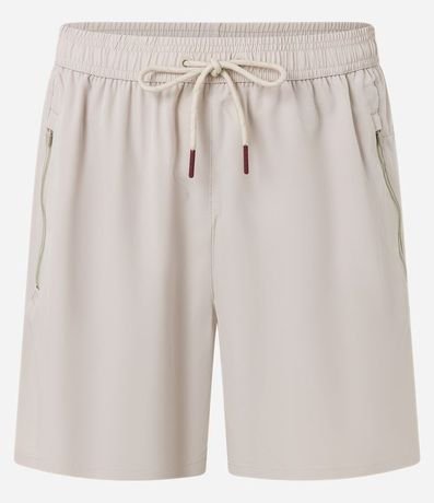 Bermuda Deportiva sin Estampado con Detalles de Colores 7