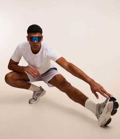 Bermuda Deportiva de Cuadros y Degrade en Barra 3