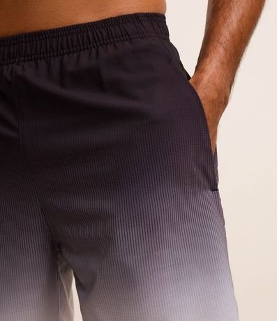 Bermuda Deportiva de Cuadros y Degrade en Barra 4