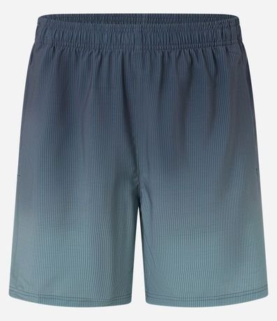 Bermuda Deportiva de Cuadros y Degrade en Barra 8