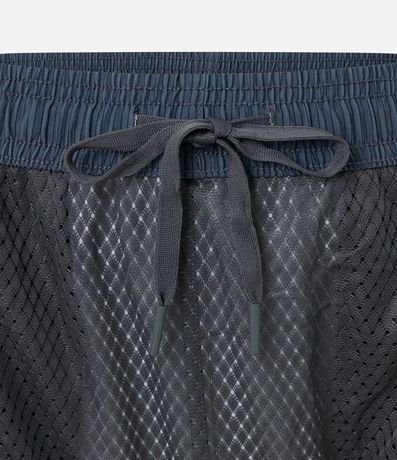 Bermuda Deportiva de Cuadros y Degrade en Barra 9