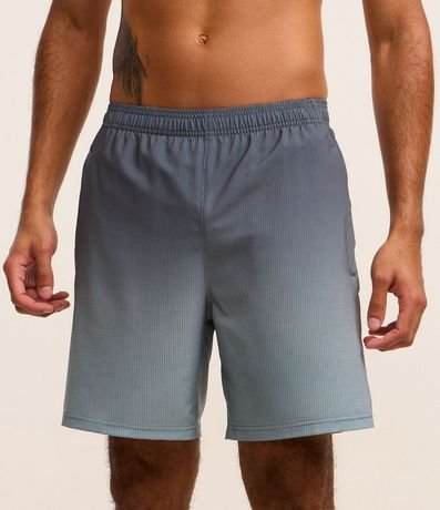 Bermuda Deportiva de Cuadros y Degrade en Barra 2