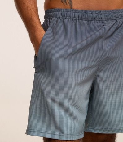 Bermuda Deportiva de Cuadros y Degrade en Barra 6