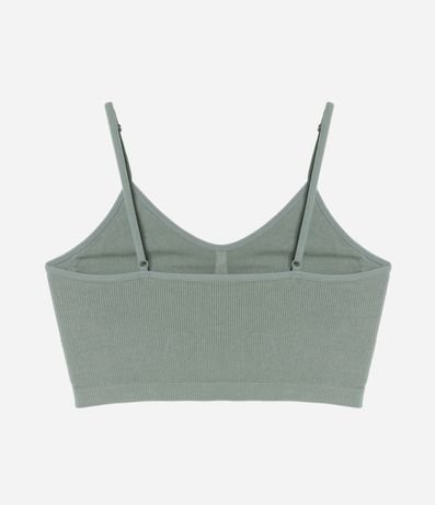 Soutien Top Alargado Sin copa en Poliamida Texturizada Seamless 6