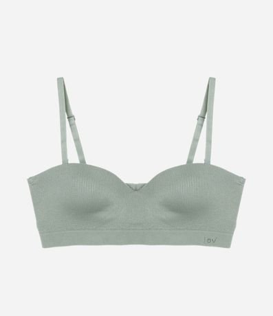 Soutien Sin Breteles con Copa en Poliamida Texturizada Seamless 5