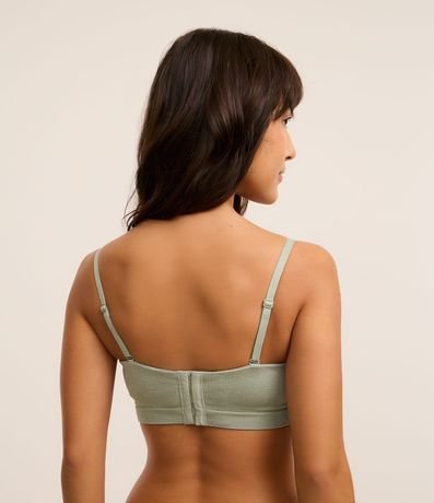 Soutien Sin Breteles con Copa en Poliamida Texturizada Seamless 3