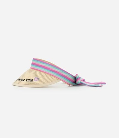 Visera Infantil de Paja con Amarre - Talle único 2