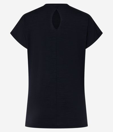 Remera Deportiva en Microfibra con Agujeritos y Contraste 7