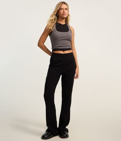 Pantalón Flare en Cotton Básica 2