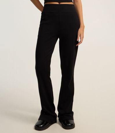 Pantalón Flare en Cotton Básica 3