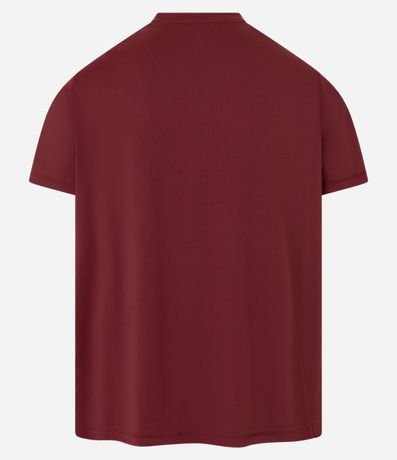 Remera Deportiva Regular con Tecnologia Dry y Estampa Localizada 3