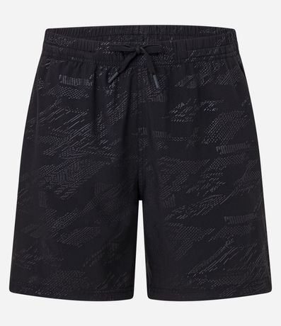 Bermuda Deportiva con Estampa Heat Print