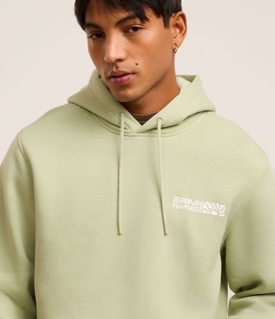 Saco Cerrado en Algodón con Felpa Estampa Localizada Cocoteros 8