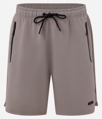 Bermuda Deportiva con Cintura Elástica y Cremallera en el Bolsillo 7