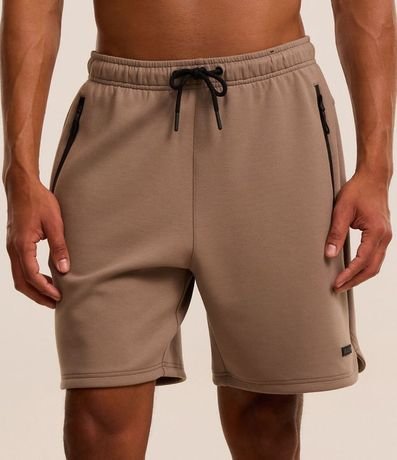 Bermuda Deportiva con Cintura Elástica y Cremallera en el Bolsillo 2