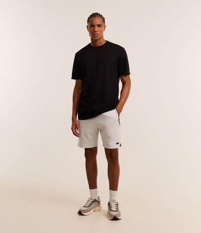 Bermuda Deportiva con Cintura Elástica y Cremallera en el Bolsillo