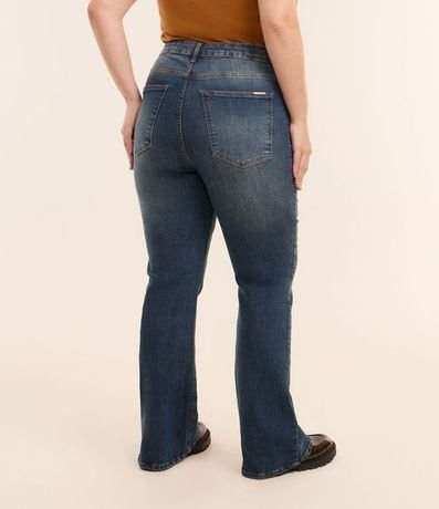 Pantalón Boot Cut Cintura Mediana Jeans Dirty Curve & Plus Size 3