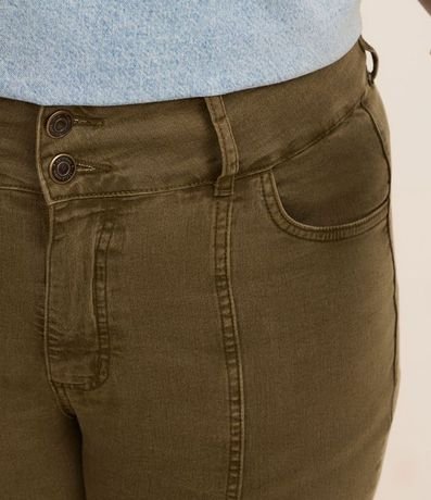 Pantalón Flare en Sarga con Cintura Ancha Curve & Plus Size 3