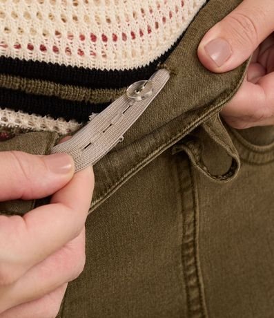 Pantalón Flare en Sarga con Cintura Ancha Curve & Plus Size 5
